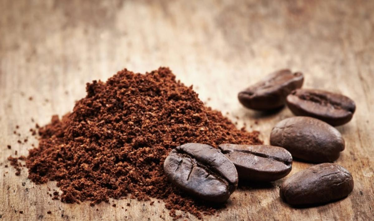 Left over coffee grounds benefits to give a  supple skin